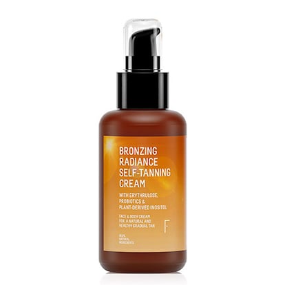 bronzing radiance self-taning cream freshly cosmetics