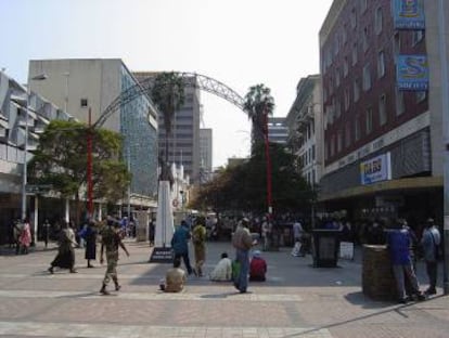 First Street, Harare, Zimbabwe.
