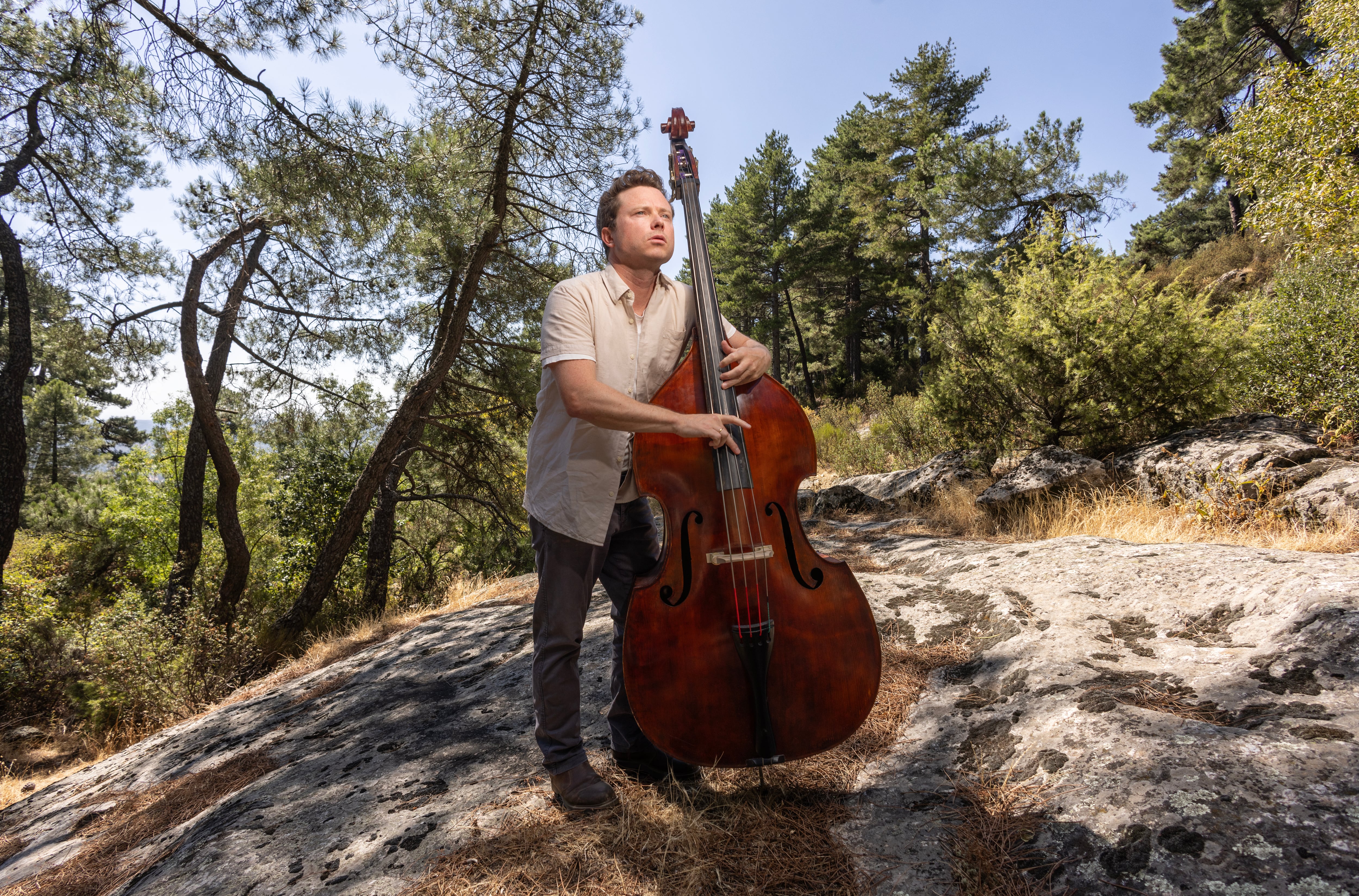 Milo Fitzpatrick, en la sierra de Guadarrama de Madrid.