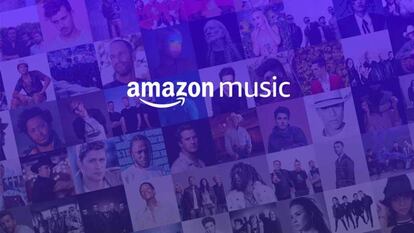 Logo de Amazon Music con fondo