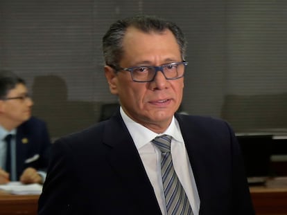 El exvicepresidente de Ecuador Jorge Glas, en 2018.