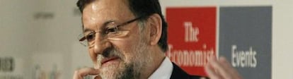 Mariano Rajoy en su intervención en las jornadas organizadas por The Economist