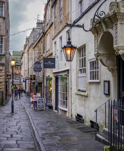 Las calles de Bath, en Inglaterra.