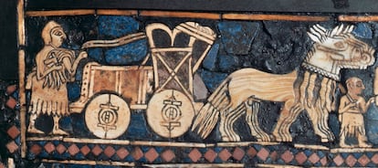 Carro de batalla sumerio (c. 2500 a. C.)