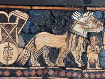 Carro de batalla sumerio (c. 2500 a. C.)