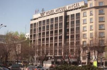 Fachada del Hotel Miguel Angel, actual Occidental Miguel Ángel, situado en el Paseo de la Castellana EFE/Archivo