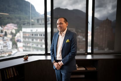 Antonio Sanguino en su oficina, en Bogotá, el 19 de febrero de 2025.