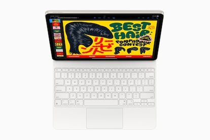 iPad Air con M3 con teclado Magic Keyboard