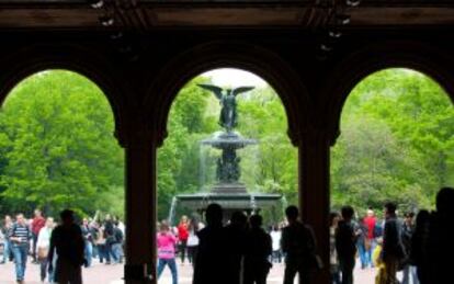 La fuente Bethesda, en Central Park (Nueva York).