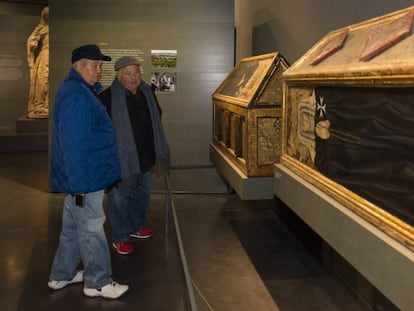 Dos de las obras en litigio del Museo de Lleida sobre las que pesa una orden de entrega.