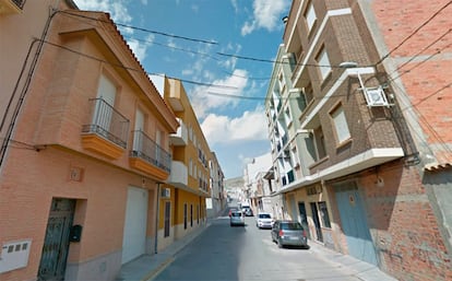 Viviendas en la calle Echegaray en Jumilla (Murcia).