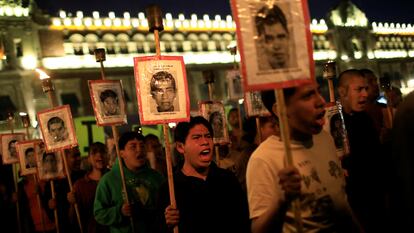 Protesta por el Caso Ayotzinapa