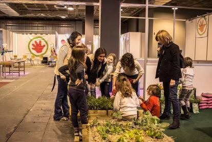 Uno de los talleres de Biocultura del Aire Libre.