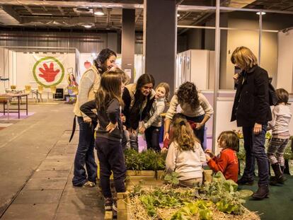 Uno de los talleres de Biocultura del Aire Libre.