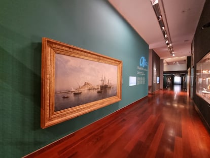 Una de las salas del Museo de Bellas Artes Gravina de Alicante donde se exponen obras del Prado.
