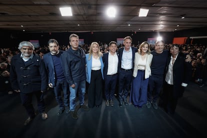 El cierre de campaña se dio en un acto por el Día de la Industria en San Martín.