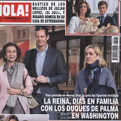 Portada del último número de la revista <i>¡Hola!</i>.