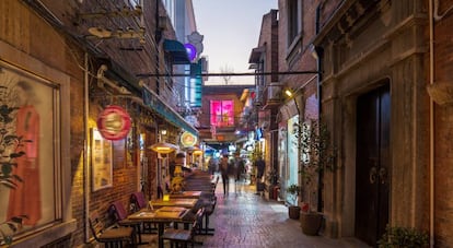 Viviendas 'shikumen' en el barrio de Tianzifang, en Shanghái.