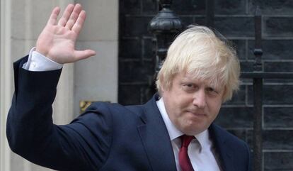 Boris Johnson, abans de reunir-se amb Theresa May aquest dimecres.