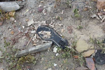 Remains found at the site of the ovens in Colombia.