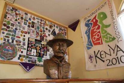 Memorial y tumba de Lord Baden Powell, fundador del movimiento escultista, lugar de peregrinación para los 'boy scouts' del mundo entero en Nyeri (Etiopía)