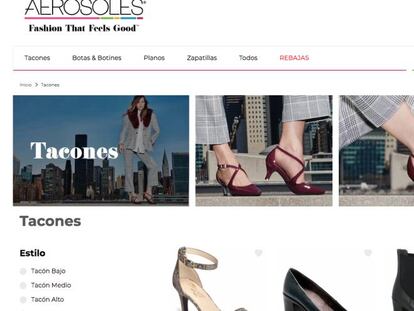 Las zapaterías Aerosoles cierran