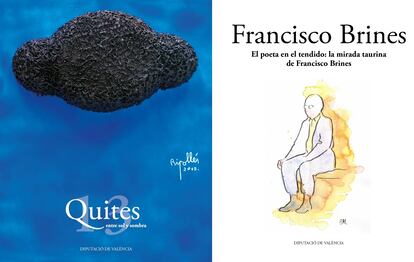 Portada de la revista, a la izquierda, y de la edición especial dedicada al poeta Francisco Brines.