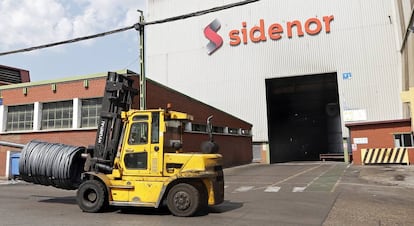 Instalaciones del grupo Sidenor en Basauri (Bizkaia).