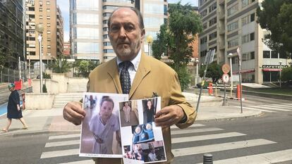 Carlos D, hermano de Consuelo D., asesinada en el hospital Principe de Asturias el 2 de agosto de 2017.