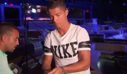 Cristiano Ronaldo, en una entrevista para el canal SNTV.