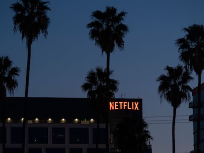 Vista del edificio de Netflix en Hollywood, California (EE UU).