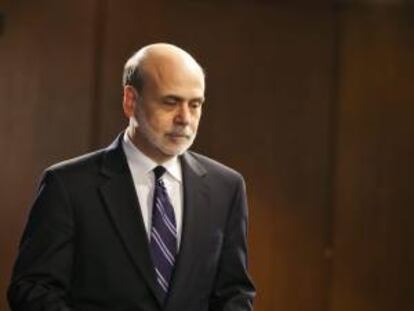 El presidente de la Reserva Federal (Fed) estadounidense, Ben Bernanke. EFE/Archivo