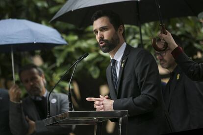 El president del Parlament, Roger Torrent.