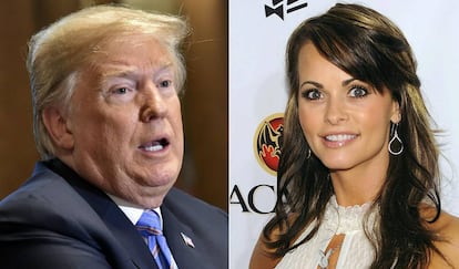 Trump y la modelo Karen McDougal.