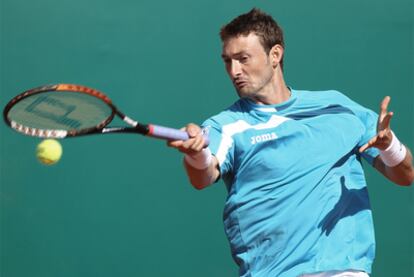 Ferrero, durante su partido ante Becker.