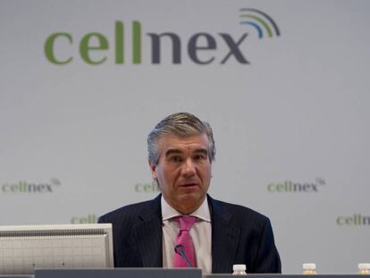 El presidente de Cellnex Telecom, Francisco Reynés. 