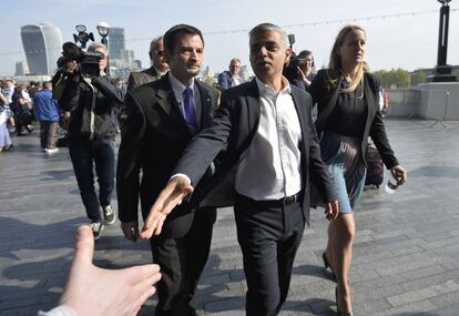 El alcalde de Londres, Sadiq Khan.