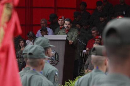 Nicol&aacute;s Maduro en un acto en diciembre en Caracas.