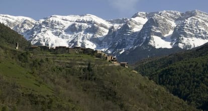 Montes del parque natural de Cadí-Moixeró, en los prepireneos de Lleida.