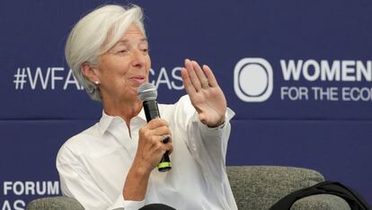 Christine Lagarde, directora gerente del Fondo Monetario Internacional