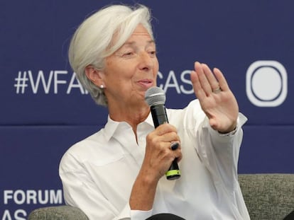 Christine Lagarde, directora gerente del Fondo Monetario Internacional