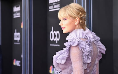 Taylor Swift, a su llegada a los Billboard Music Awards.