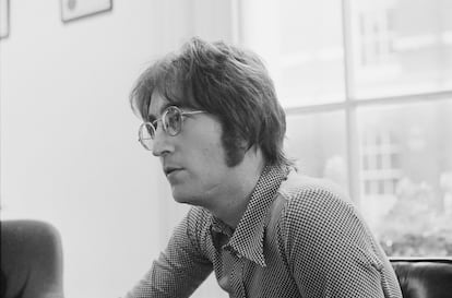 John Lennon durante una entrevista en 1971.