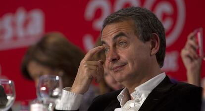 El expresidente José Luis Rodríguez Zapatero, en 2012.