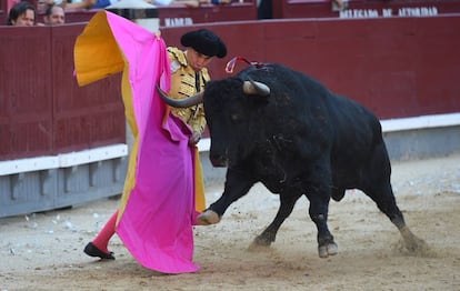 Octavio Chacón, este jueves, en Las Ventas. 