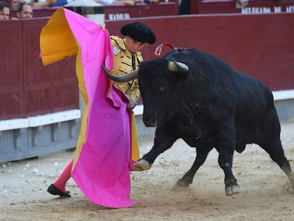 Octavio Chacón, este jueves, en Las Ventas. 