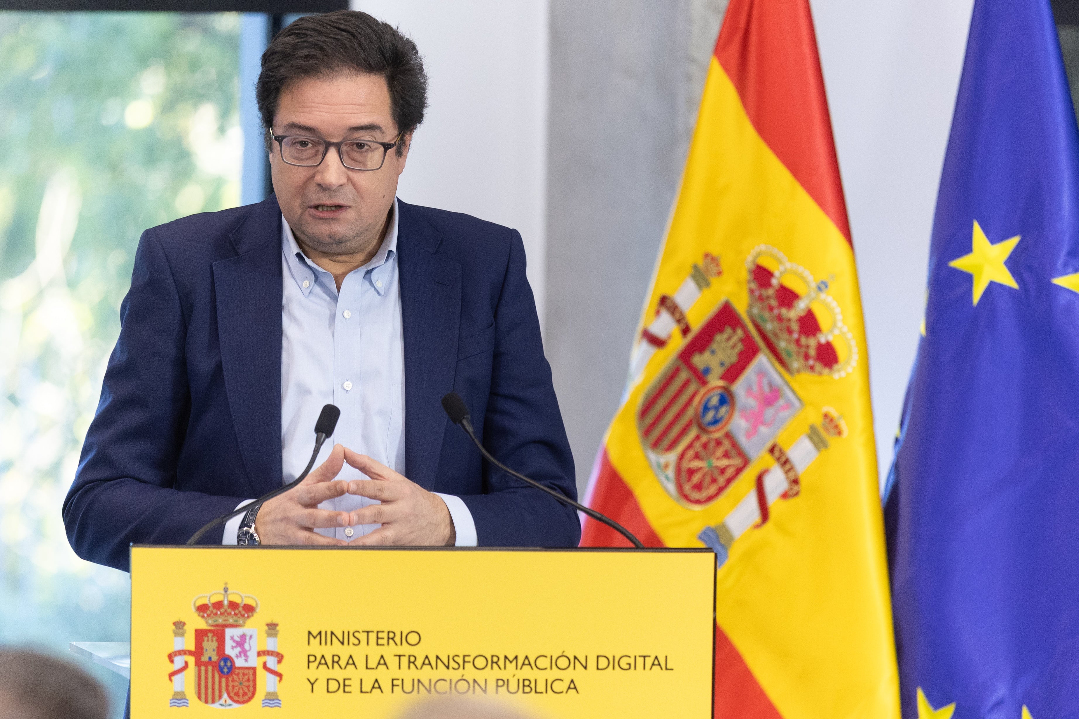 El ministro para la Transformación Digital y de la Función Pública, Óscar López.