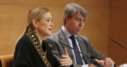 Cristina Cifuentes y Ángel Garrido el pasado 18 de marzo.