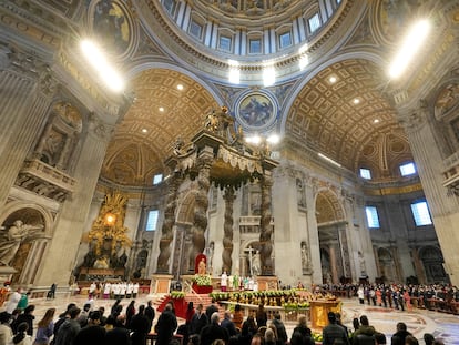 Una imagen de la Basílica de San Pedro, en el Vaticano, el pasado 23 de enero.