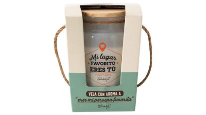 Vela aromática para regalo de Mr.Wonderful